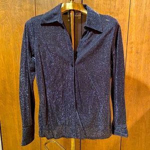 Mixage Metallic Shirt with Sparkly Accents
